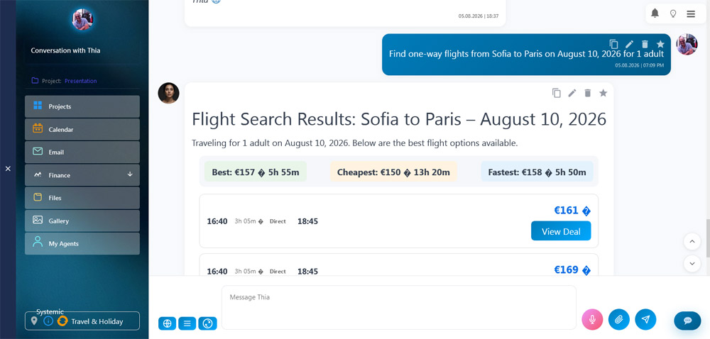 Thia Aide Flights