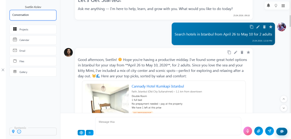 Thia Search Hotel with Booking.com