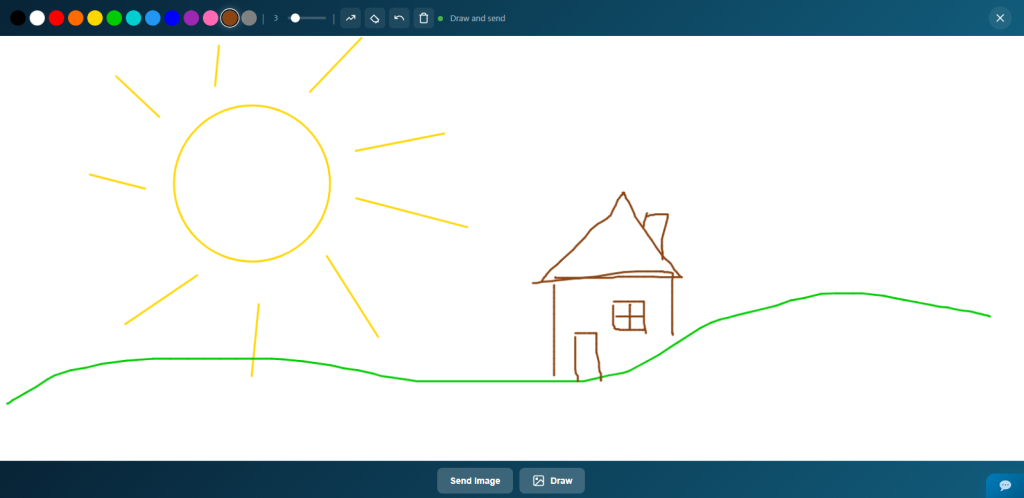 Thia Aide AI Assistant – Sketch to photo widget