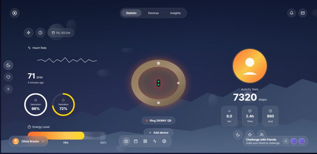 Hero Section Dashboard Design Template