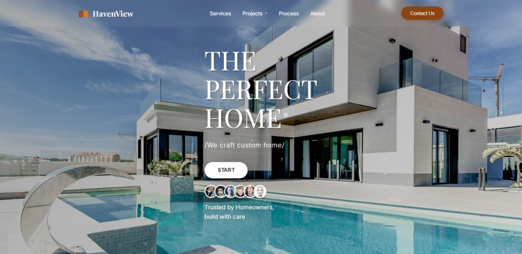 Real Estate Website Design Template