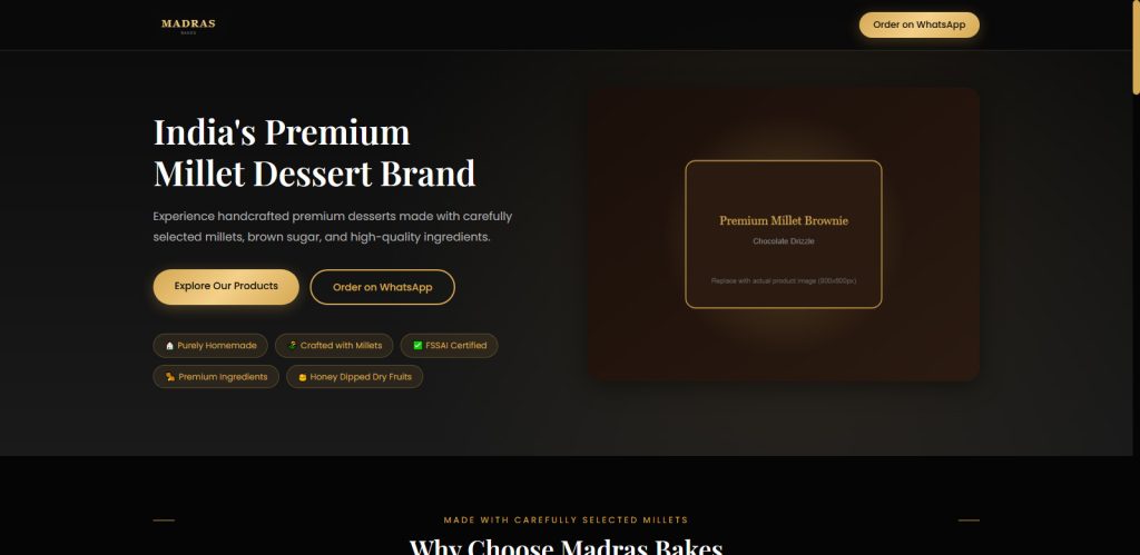 India’s Pastry & Bakery Website Design Templates