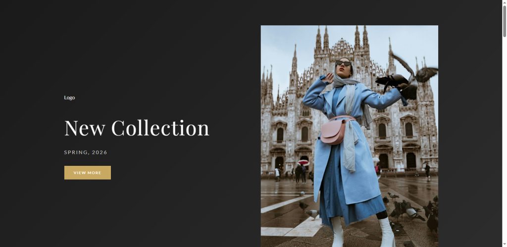Fashion Shop Website Design Template