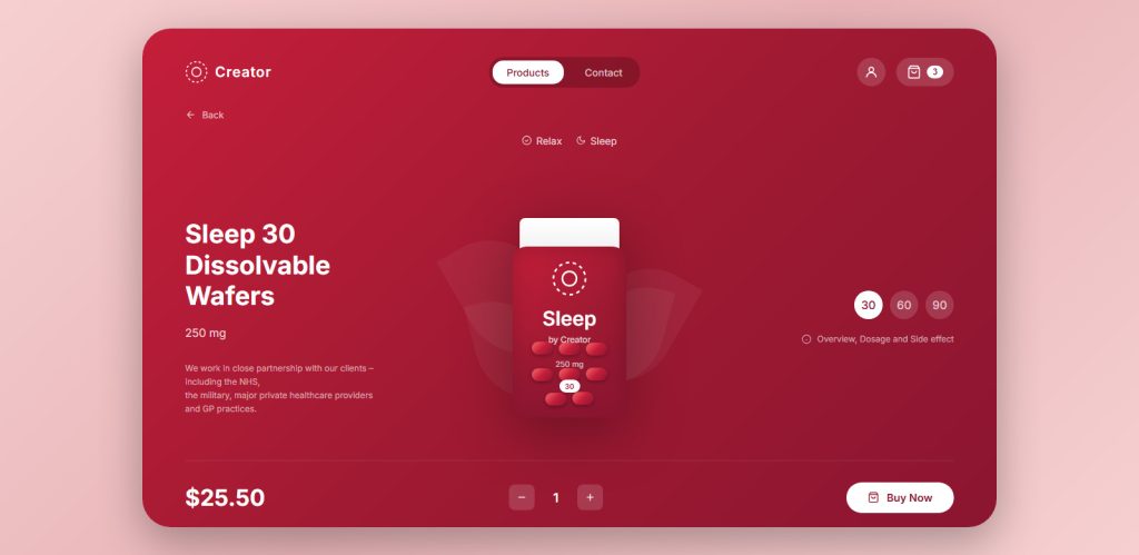 Product Card implementation Template